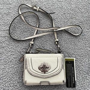 OrYANY antique white small crossbody wallet